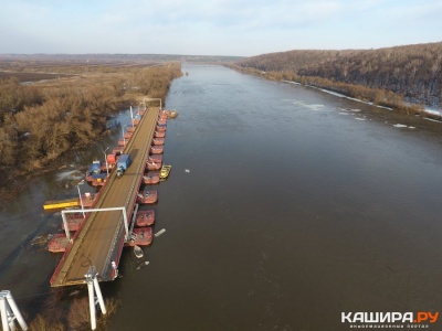 Когда сведут понтонный мост в Озёрах Когда сведут понтонный мост в Озёрах