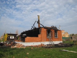 В деревне Жиливо сгорел дом В деревне Жиливо сгорел дом