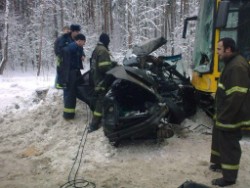 В результате ДТП погиб человек В результате ДТП погиб человек