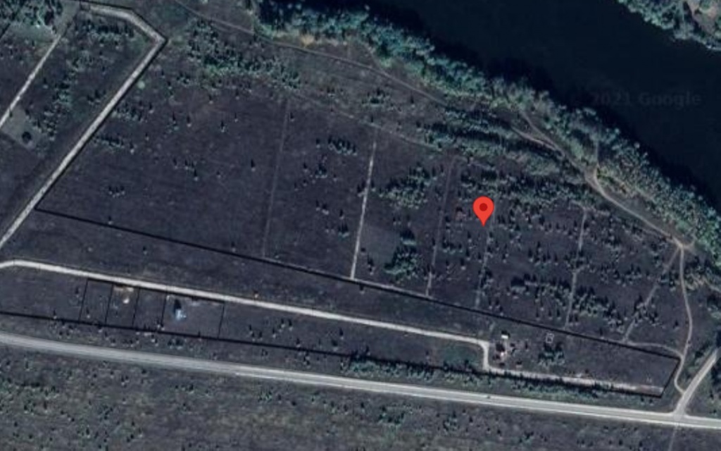 Участок земли, принадлежащий СНТ "зеленый берег-1"